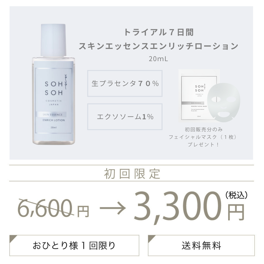 スキンエッセンスエンリッチローショントライアル（約7日分） – SOH